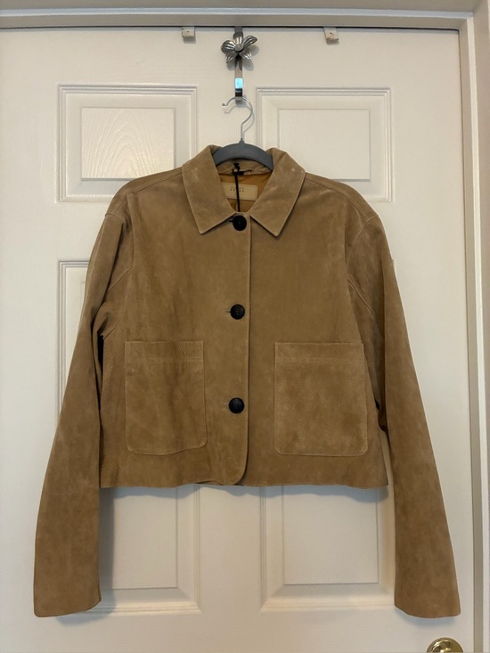 Blank NYC Jackets & Blazers - NWT BLANKNYC Anthropologie Cropped Genuine Suede Jacket Large
